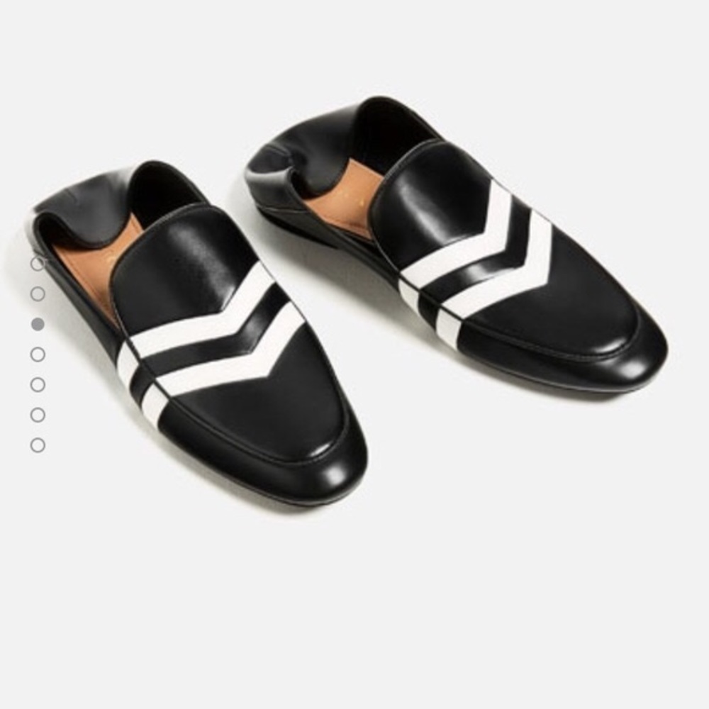 Zara Striped Loafers